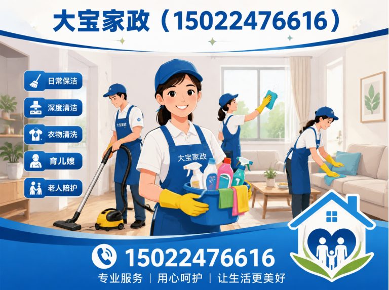 津南区西青区家政展示图